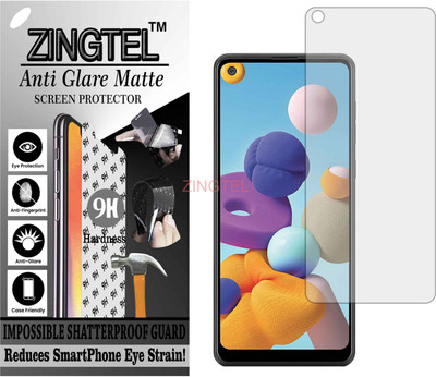 ZINGTEL Impossible Screen Guard for SAMSUNG GALAXY A21 (Shatterproof Matte)(Pack of 1)