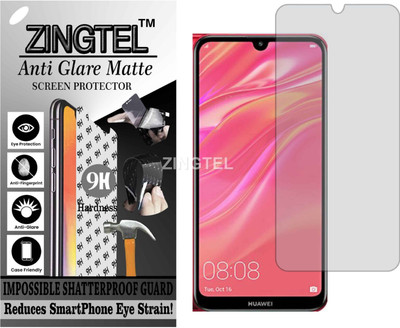 ZINGTEL Impossible Screen Guard for Huawei Y7 2019 (Shatterproof Matte)(Pack of 1)