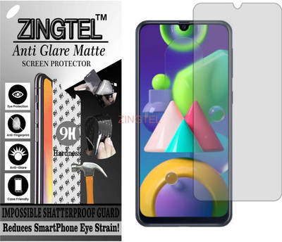 ZINGTEL Impossible Screen Guard for SAMSUNG GALAXY M21 (Shatterproof Matte)(Pack of 1)