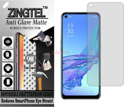 ZINGTEL Impossible Screen Guard for OPPO A53 (Shatterproof Matte)(Pack of 1)