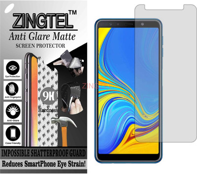 ZINGTEL Impossible Screen Guard for Samsung A7 2018 (Shatterproof Matte)(Pack of 1)