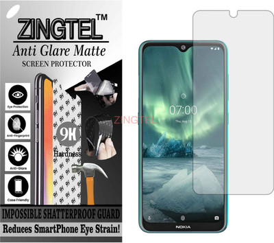 ZINGTEL Impossible Screen Guard for NOKIA 7.2 (Shatterproof Matte)(Pack of 1)