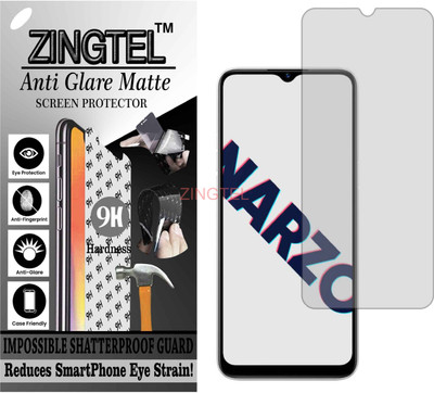 ZINGTEL Impossible Screen Guard for Realme NARZO 10 A (Shatterproof Matte)(Pack of 1)
