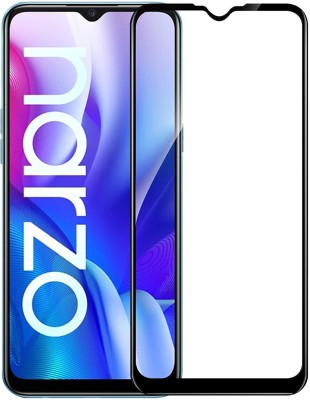TempGlow Edge To Edge Tempered Glass for Realme Narzo 30A(Pack of 1)
