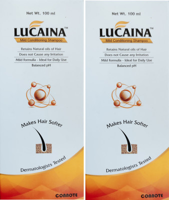 Lucaina Mild Conditioning & Hair Softening Shampoo 100ml * 2(200 ml)