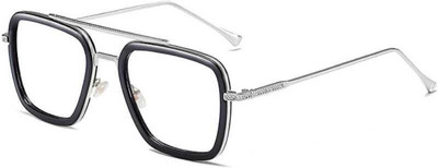 shadz Retro Square Sunglasses(For Men & Women, Clear)