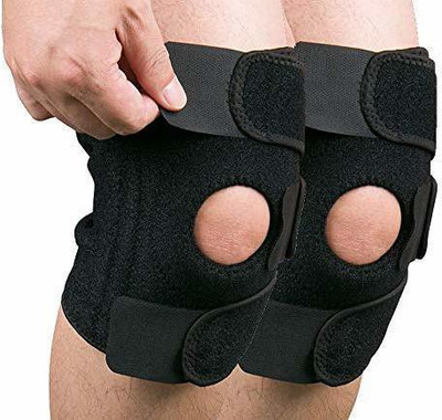 Leosportz knee cap for fitness & sports Knee Support(Black)