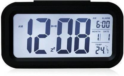 Fulkiza Digital Black Clock