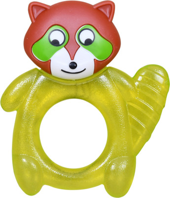 mastela Soft BPA Free Silicone Teethers/Soothers in Cute Animal Shapes (Fox, Pack of 1) Teether(Green)