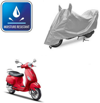 Feel heaven Two Wheeler Cover for Piaggio(Vespa VXL, Silver)