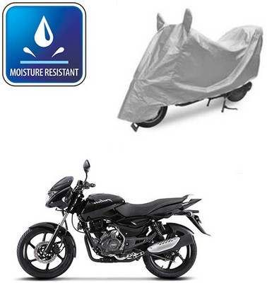 Feel heaven Two Wheeler Cover for Bajaj(Pulsar 150, Silver)