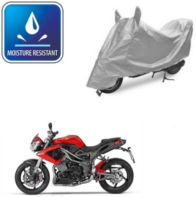 Feel heaven Two Wheeler Cover for DSK Benelli(TNT R, Silver)