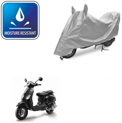 Feel heaven Two Wheeler Cover for Piaggio(Vespa, Silver)