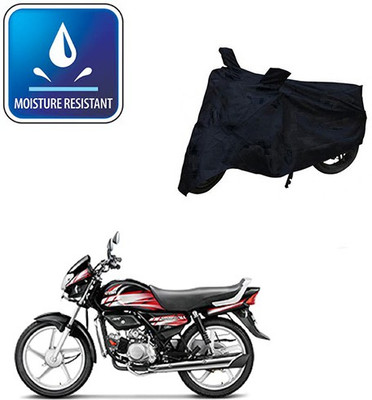 Feel heaven Two Wheeler Cover for Hero(HF Deluxe, Black)