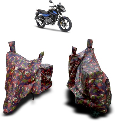 SEBONGO Waterproof Two Wheeler Cover for Bajaj(Pulsar 160 NS DTS-i, Multicolor)