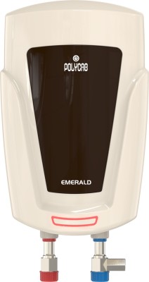 Polycab 3 L Instant Water Geyser (EMERALD INSTANT WATER HEATER |ELECTRIC GEYSER |3-LITRE 3KW (IVORY GREY BROWN), White)
