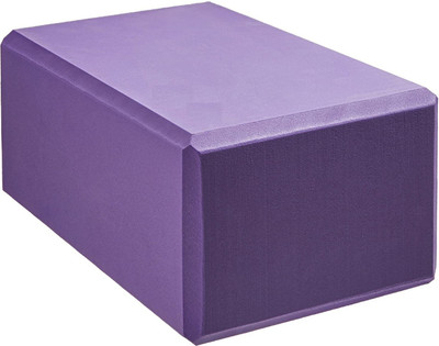 keycraze Yoga Blocks 1 Pack,High Density EVA Foam Yoga Exercise Bricks, Eco Friendly Yoga Blocks(Blue Pack of 1)