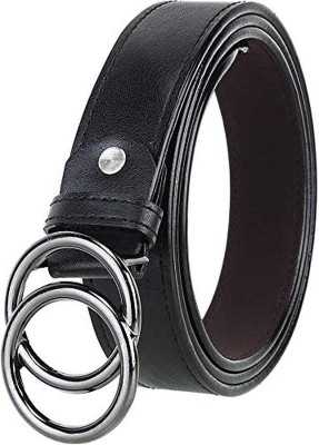 BlacKing Women Casual, Party, Formal, Evening Black Texas Leatherite, Artificial Leather Belt