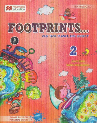 Footprints Our Past, Planet, and Society Text Book Class - 2(English, Paperback, Joyee Basu, Sohini Chakravarthy)