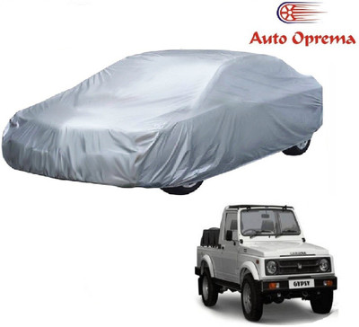 Auto Oprema Car Cover For Maruti Suzuki Gypsy (Without Mirror Pockets)(Silver)