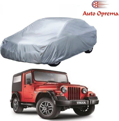 Auto Oprema Car Cover For Mahindra Thar (Without Mirror Pockets)(Silver)