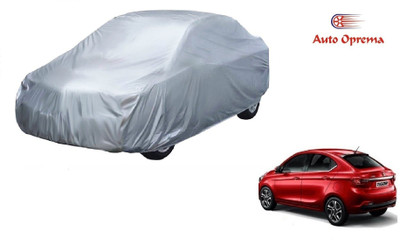 Auto Oprema Car Cover For Tata Tigor (Without Mirror Pockets)(Silver)
