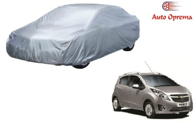 Auto Oprema Car Cover For Chevrolet Beat (Without Mirror Pockets)(Silver)