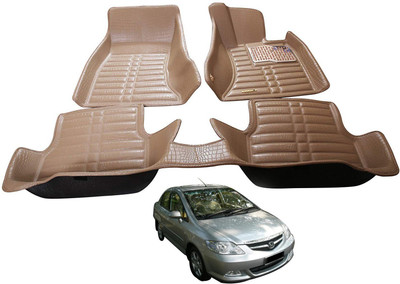 AYW Plastic 5D Mat For  Honda City ZX(Beige)