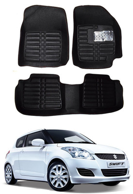 AYW Plastic 5D Mat For  Maruti Suzuki New Swift(Black)