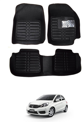 AYW Plastic 5D Mat For  Honda Amaze(Black)
