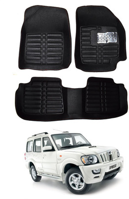 AYW Plastic 5D Mat For  Mahindra Scorpio(Black)