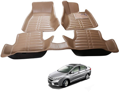 AYW Plastic 5D Mat For  Honda New City(Beige)