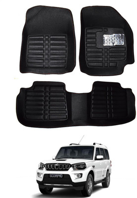 AYW Plastic 5D Mat For  Mahindra New Scorpio(Black)