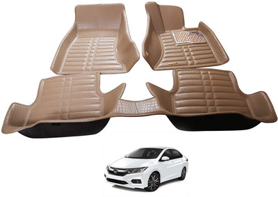 AYW Plastic 5D Mat For  Honda New City(Beige)