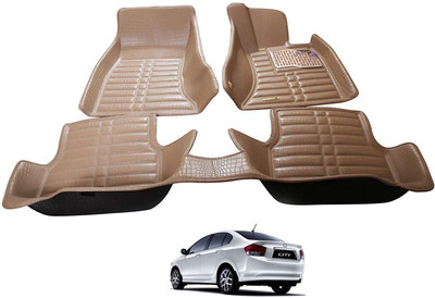 AYW Plastic 5D Mat For  Honda City(Beige)
