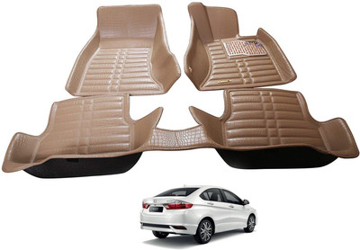 AYW Plastic 5D Mat For  Honda New City(Beige)