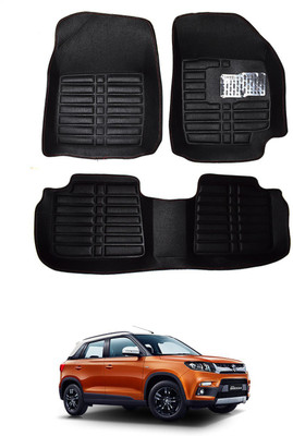 AYW Plastic 5D Mat For  Maruti Suzuki Vitara Brezza(Black)