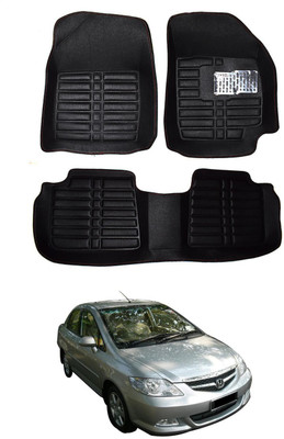 AYW Plastic 5D Mat For  Honda City ZX(Black)