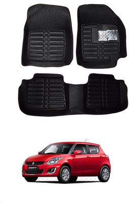 AYW Plastic 5D Mat For  Maruti Suzuki New Swift(Black)