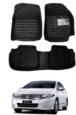 AYW Plastic 5D Mat For  Honda City(Black)