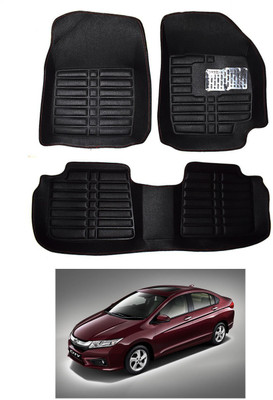 AYW Plastic 5D Mat For  Honda New City(Black)
