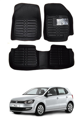 AYW Plastic 5D Mat For  Volkswagen Polo Exquisite(Black)