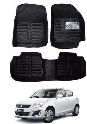 AYW Plastic 5D Mat For  Maruti Suzuki New Swift(Black)
