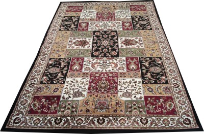 BDH COLLECTION Maroon Wool Carpet(3 ft,  X 5 ft, Rectangle)
