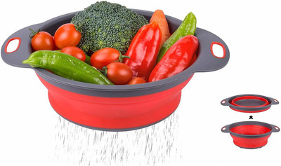 lukzer Collapsible Strainer(Multicolor)