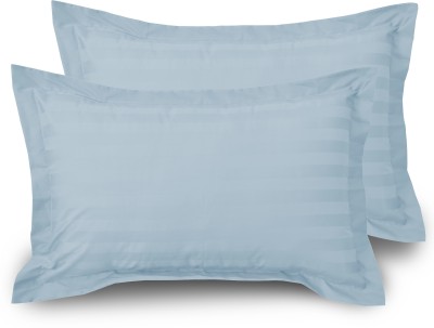 Huesland Cotton Pillows Cover(Pack of 2, 68 cm*44 cm, Blue)