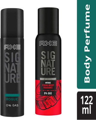 AXE Signature Rogue+ Intense Body Spray  -  For Men & Women(2 ml, Pack of 2)