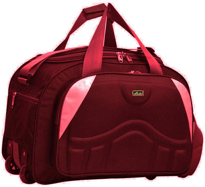 inte traders (Expandable) the super premium heavy duty 60 L polyester lightweight luggage bag Duffel Strolly Bag Duffel With Wheels (Strolley)