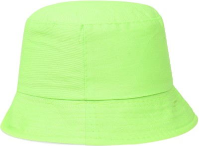 ZACHARIAS Unisex Kids Cotton Bucket Hat 8-14 Years(Green, Pack of 1)