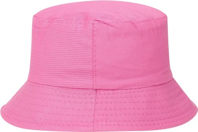 ZACHARIAS Unisex Kids Cotton Bucket Hat 8-14 Years(Pink, Pack of 1)